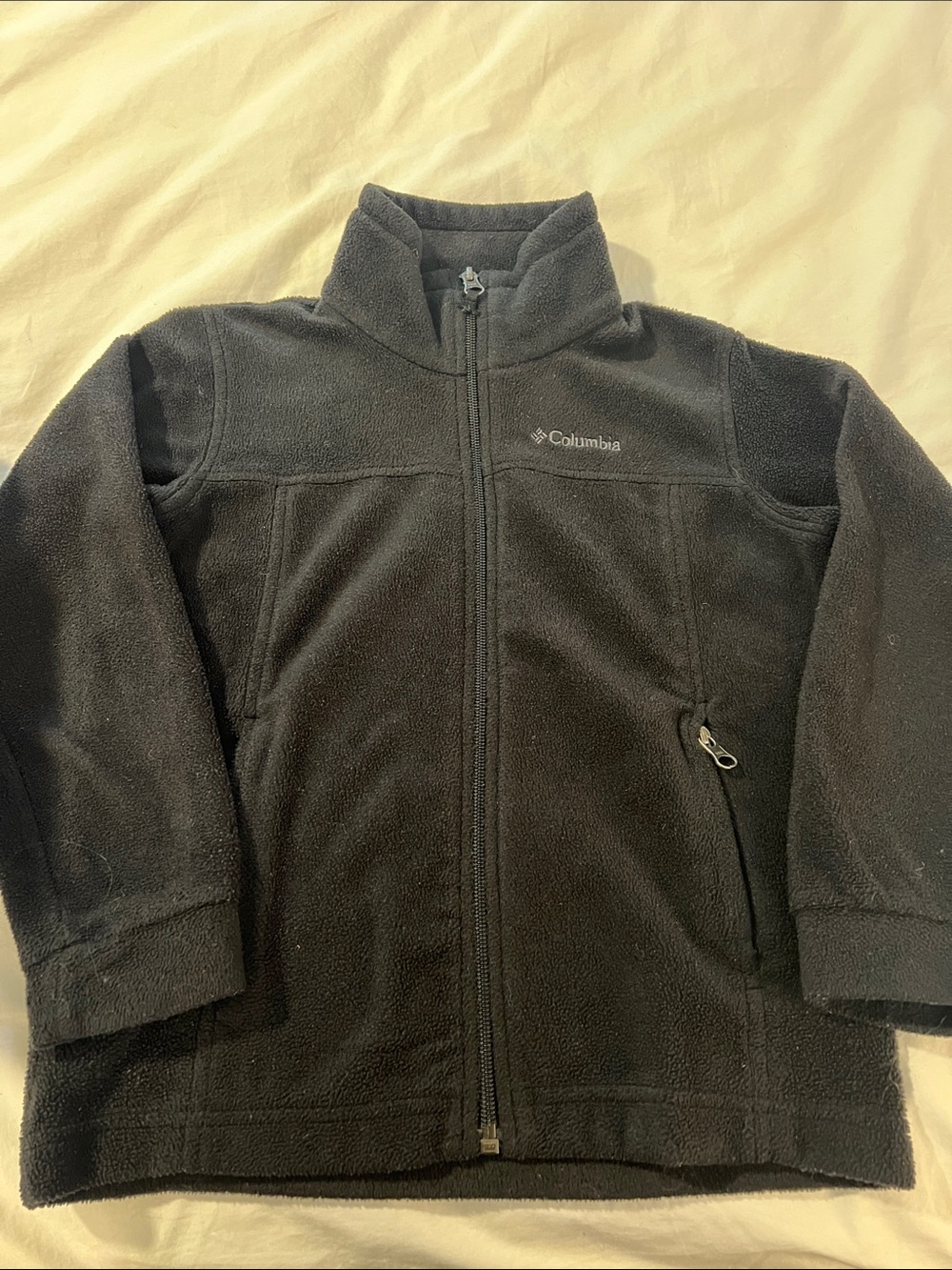 Columbia Kids Black Full-Zip Fleece Jacket